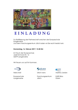 E i n l a d u n g