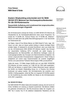 Eastern Shipbuilding entscheidet sich f&uuml;r MAN 28/33D STC