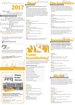 Jahresprogramm 2017 zum Herunterladen