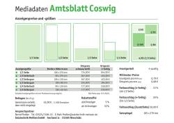 Mediadaten Amtsblatt Coswig