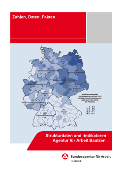 Strukturdaten und -indikatoren - Statistik der Bundesagentur für Arbeit