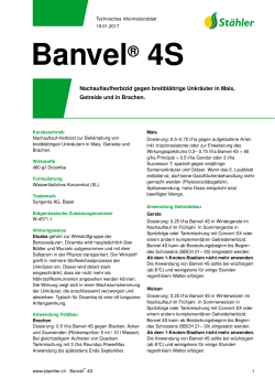 Banvel® 4S - Stähler Suisse SA