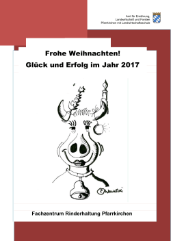 Infobrief Weihnachten 2016 2,2 MB - AELF Pfarrkirchen