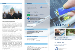 Programm - Telemed-Initiative Brandenburg eV