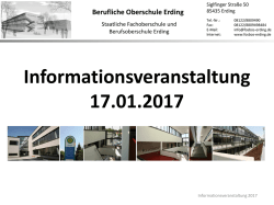 Information BOS - Berufliche Oberschule Erding