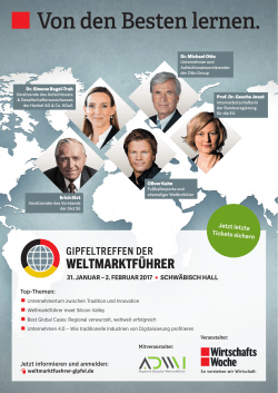PDF - Gipfeltreffen der Weltmarktführer