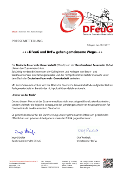 Briefbogen DFeuG - Berufsverband Feuerwehr e.V.