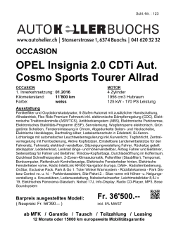OCCASION OPEL Insignia 2.0 CDTi Aut. Cosmo Sports Tourer Allrad