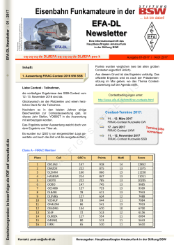 EFA-DL Newsletter 01-2017