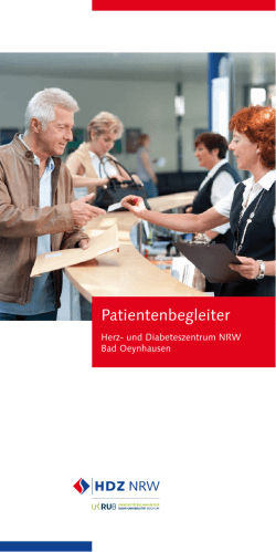 Patientenbegleiter - Herz- und Diabeteszentrum NRW