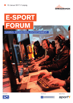 e-sport forum - ESB Marketing Netzwerk