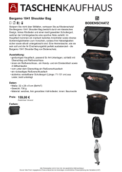 Bergamo 1041 Shoulder Bag Preis: 159,00