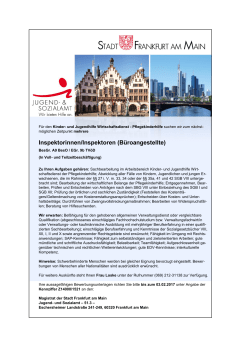 Inspektorinnen/Inspektoren (B&uuml;roangestellte)