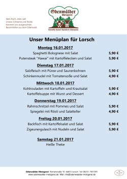 Lorsch - Odenwälder Metzgerei