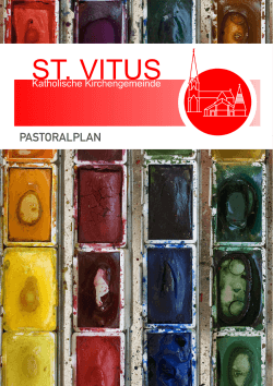 pastoralplan - St.Vitus Olfen