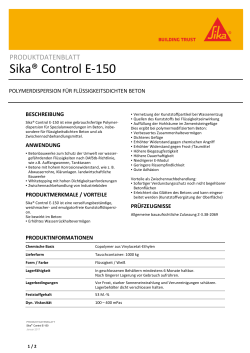Sika Control E-150