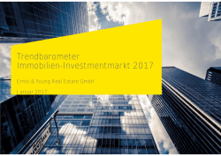 Immobilien-Investmentmarkt mit sinkendem Transaktionsvolumen