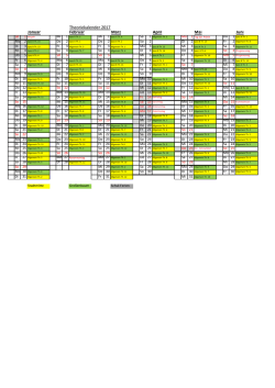 Januar Februar M&auml;rz April Mai Juni Theoriekalender 2017
