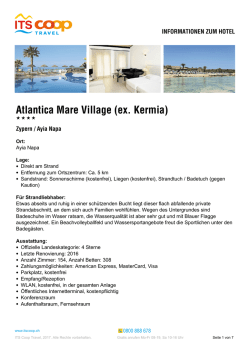 Hotelinfos als PDF