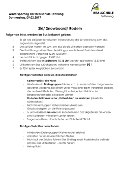 Ski/ Snowboard/ Rodeln