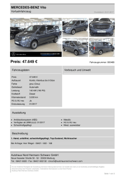 Inserat drucken - Autohaus Nord Hermann Schwarz GmbH