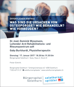 was sind die ursachen von osteoporose? wie behandeln?