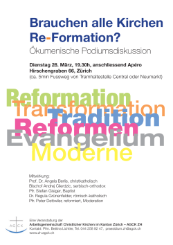 Reformation Reformation Tradition Reformen Traditio Reformen