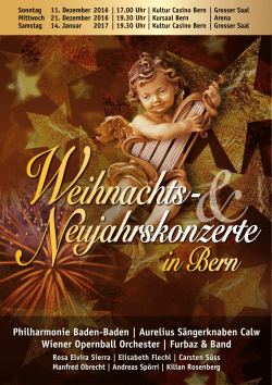 in Bern - Obrasso Concerts