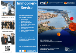 als Pdf-Download - VHS Wilhelmshaven