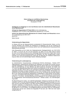 Drucksachen allgemein - Nieders&auml;chsischer Landtag