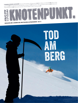 Magazin der Jugend des deutschen alpenvereins 2017/1 theMen