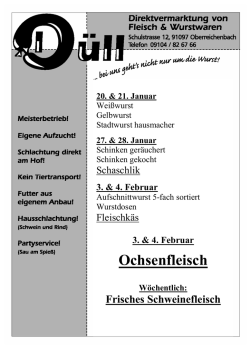 Januar Special Angebot des Monats