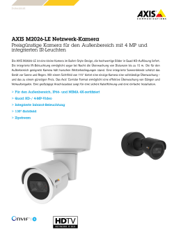 AXIS M2026-LE Netzwerk-Kamera