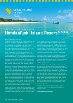 Hondaafushi Island Resort****