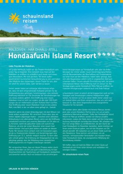 Hondaafushi Island Resort****