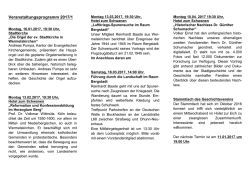 Programm 2017 - Bergischer Geschichtsverein