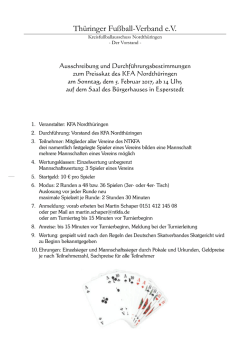 Hier die Einladung - Kreisfu&szlig;ballausschuss Nordth&uuml;ringen