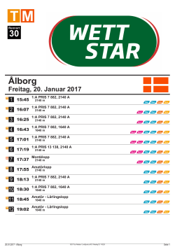 Programm - Wettstar