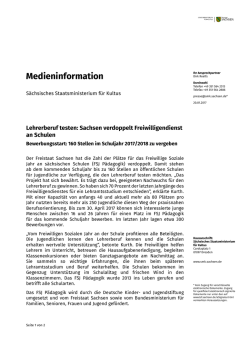 - Medienservice Sachsen