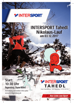 INTERSPORT Nikolauslauf - LG TELIS FINANZ Regensburg