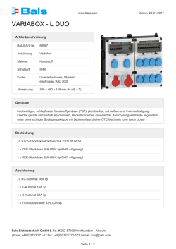 Technisches Datenblatt herunterladen