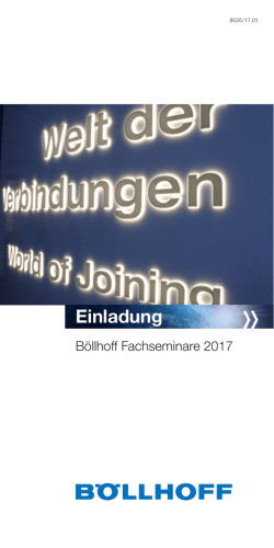Einladung - B&ouml;llhoff