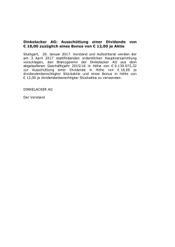 Dinkelacker Aktiengesellschaft