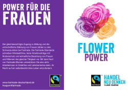 Flower - Fairtrade Deutschland