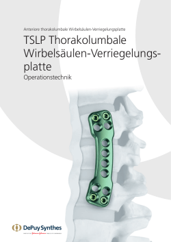 TSLP Thorakolumbale Wirbelsäulen