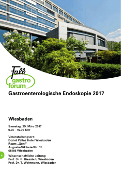 Gastroenterologische Endoskopie 2017