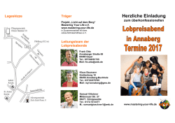 Herzliche Einladung - Mastering Your Life eV