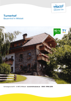 Turnerhof in Millstatt