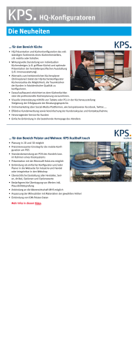 KPS HQ-Konfiguratoren