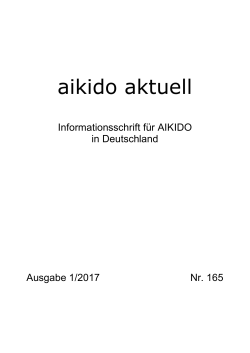 Aktuelle Version  - Deutscher Aikido